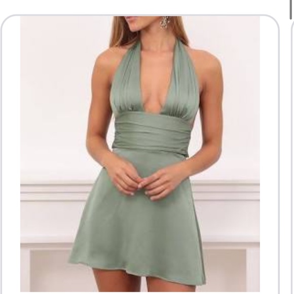 lucy in the sky satin dress